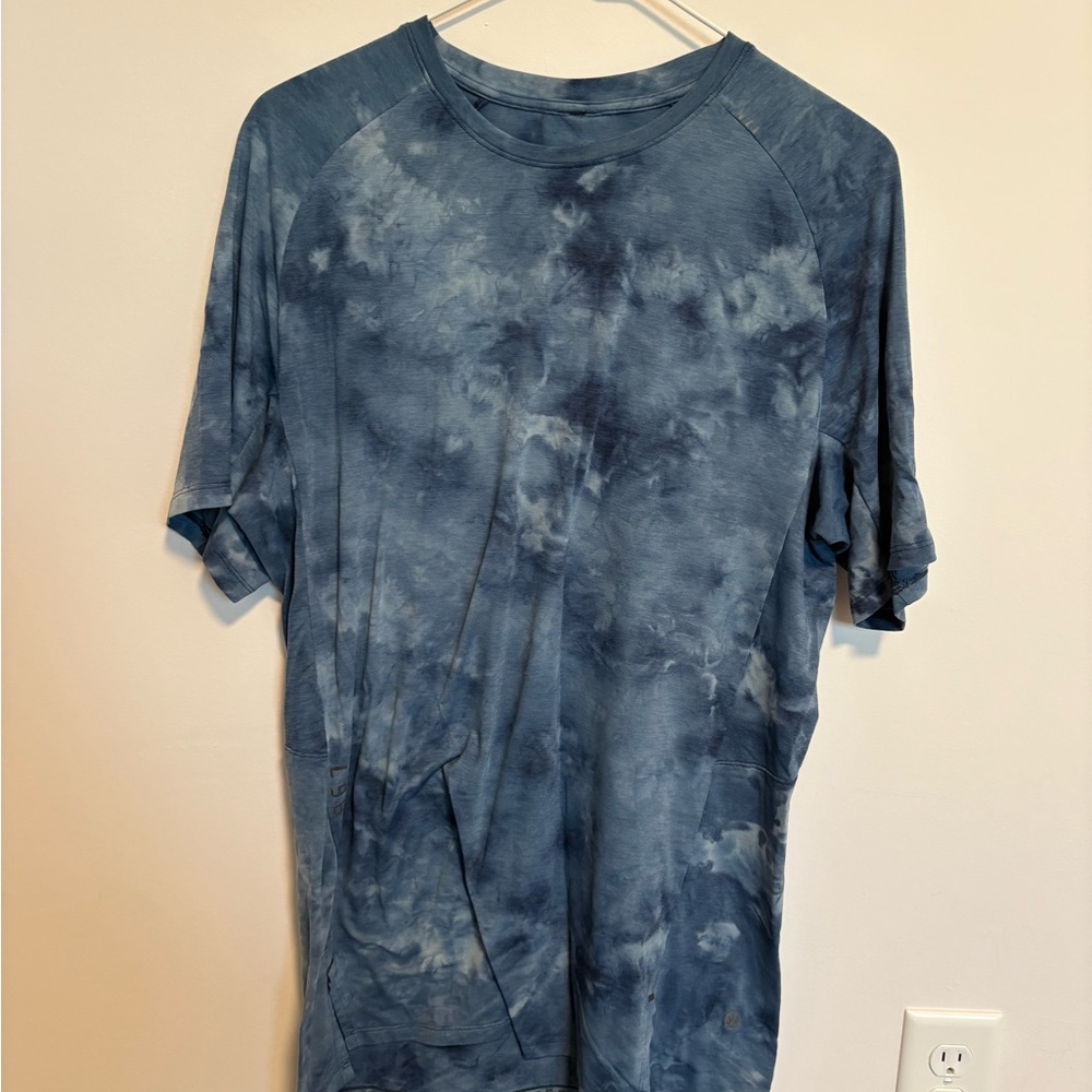 Men's Blue Tie-Dye lululemon  Shirt